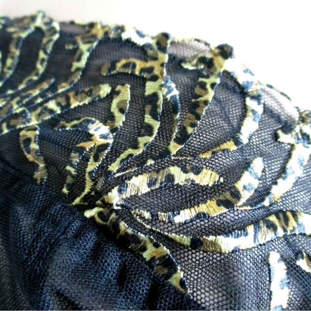 CACIQUE Women Underwire Full Coverage Leopard Print Bra Plus Size 40D NWT - Picture 3 of 3